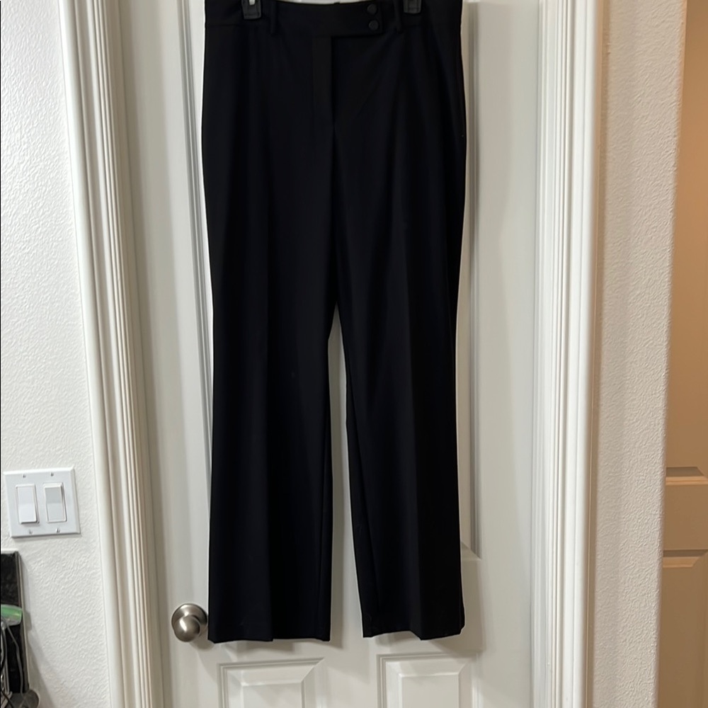 Calvin Klein Black Wide Leg Trousers